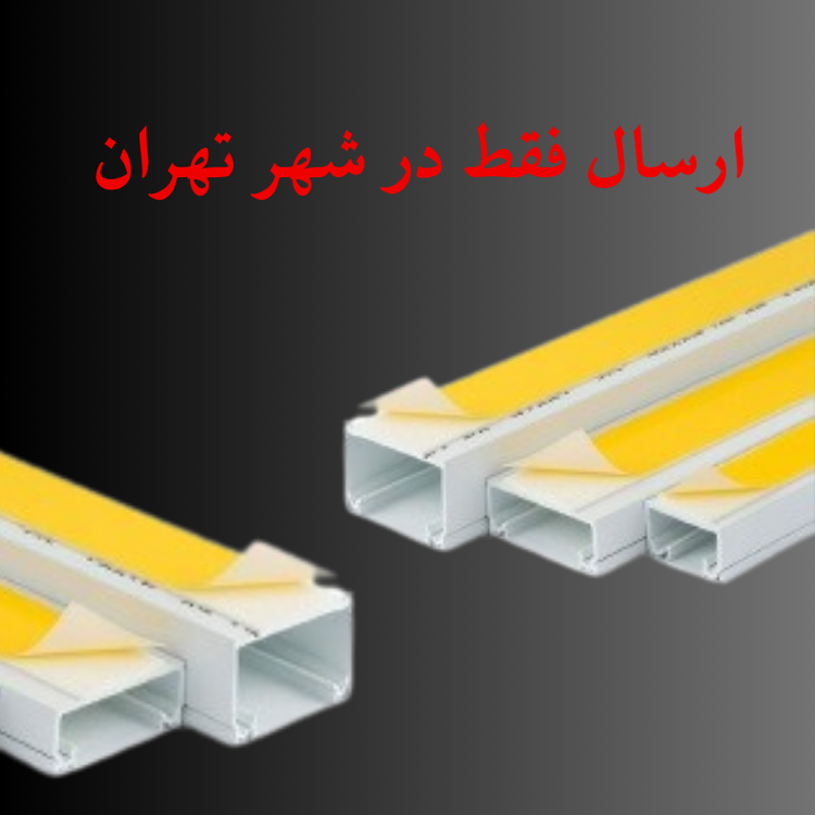 داکت 12*12 میلی متر پشت چسب دار دانوب - شاخه 2 متری (بسته 10 عددی)